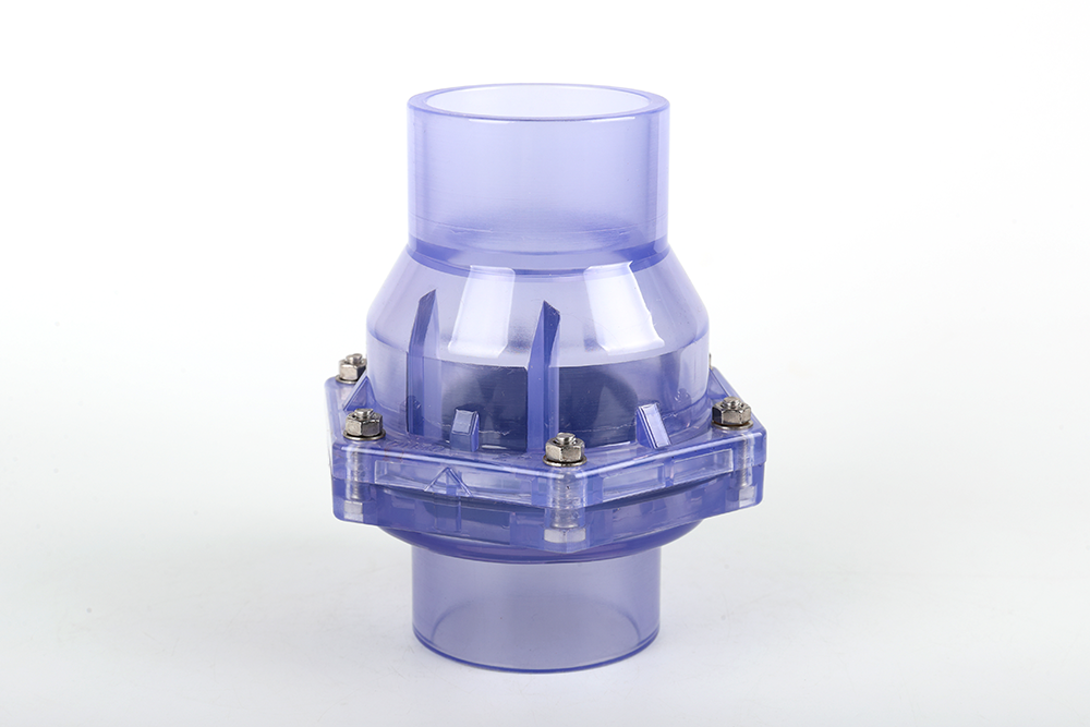 永定透明翻板式止回阀